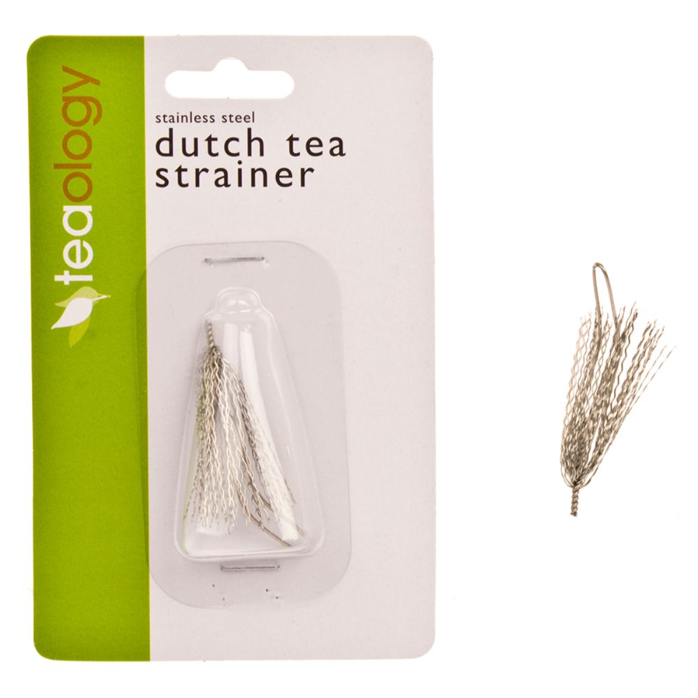 TEAOLOGY STAINLESS STEEL DUTCH TEA STRAINER