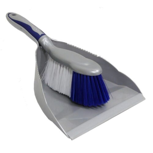 DELUXE DUST PAN W/BRUSH
